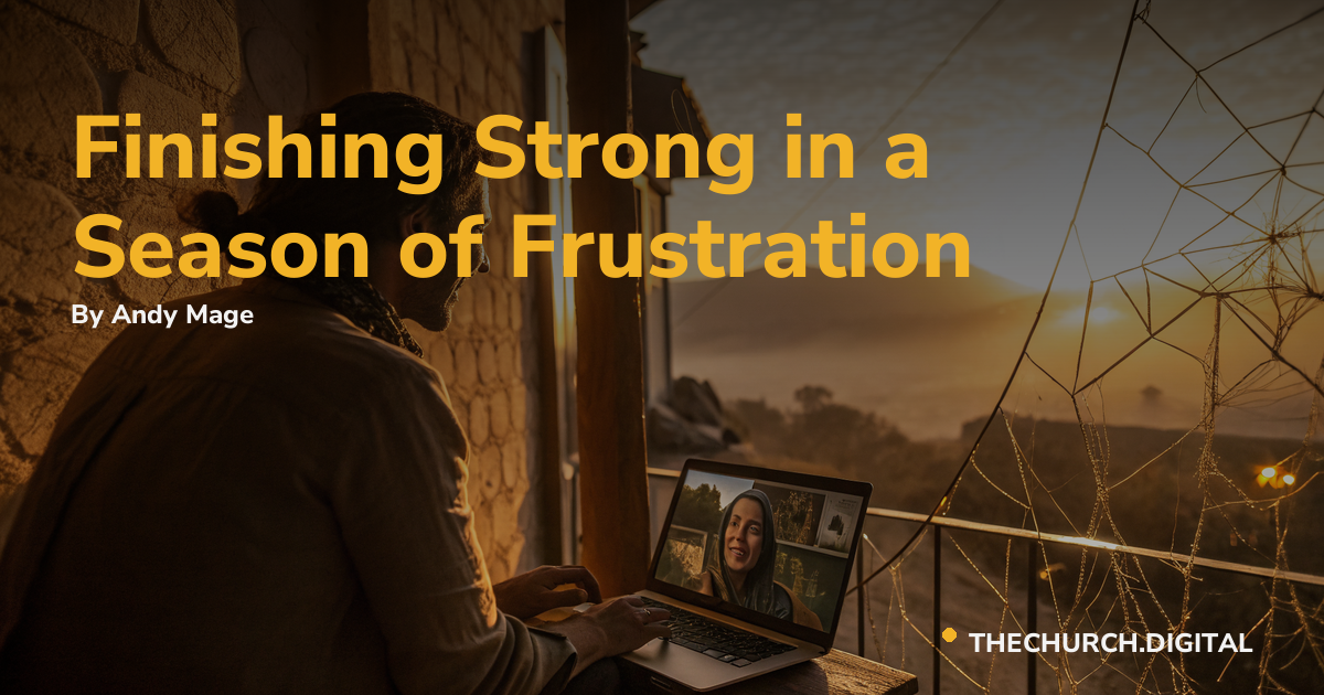Finishing Strong in a Season of Frustration
