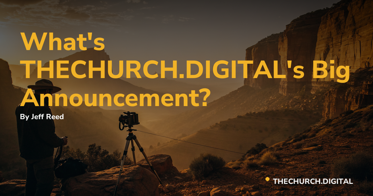 What's THECHURCH.DIGITAL's Big Announcement?